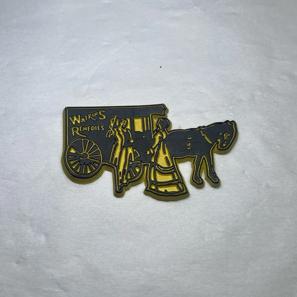VINTAGE FRIDGE MAGNET WATKINS‎ REMEDIES